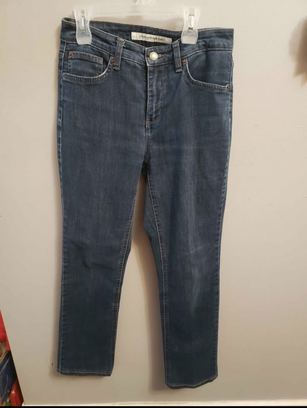Classic Blue Women's Straight-Leg Jeans
